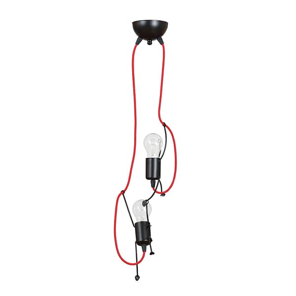 PENDEL Emibig 2xE27 60W BOBI 2 BLACK 537/2