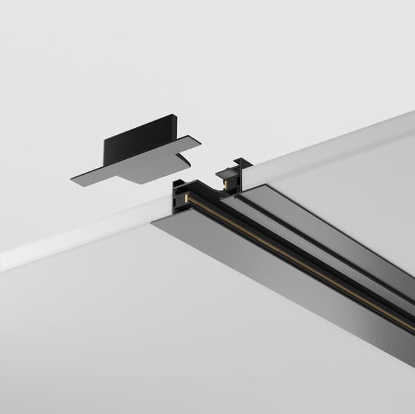 Forsænket 1-faset skinnesystem 100 cm sort UNITY Maytoni Technical