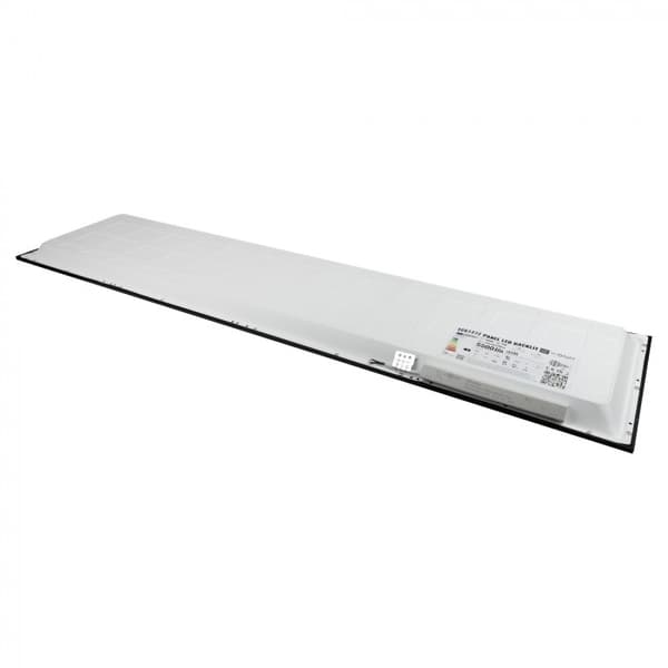 LED-panel 119.5x29.5x3 50W 4000K 5500lm svart rektangulär Ecolight