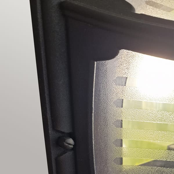 Udendørs væg- og loftlampe sort E27 60W Parish Elstead