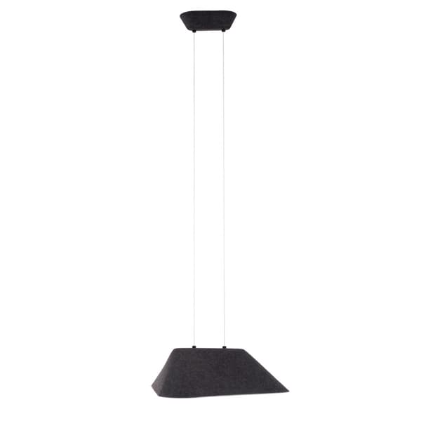 Hänglampa svart geometrisk filtskärm CARBON LED 8W P0567 Maxlight