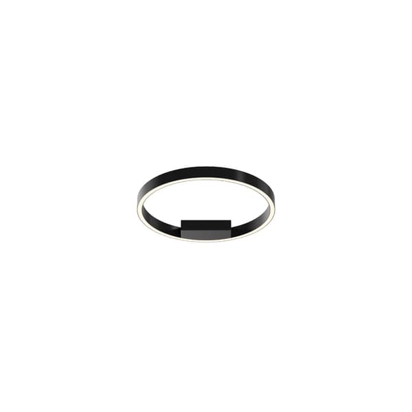 Moderne sort-hvid rund LED-ring loftslampe 24W RIM Maytoni