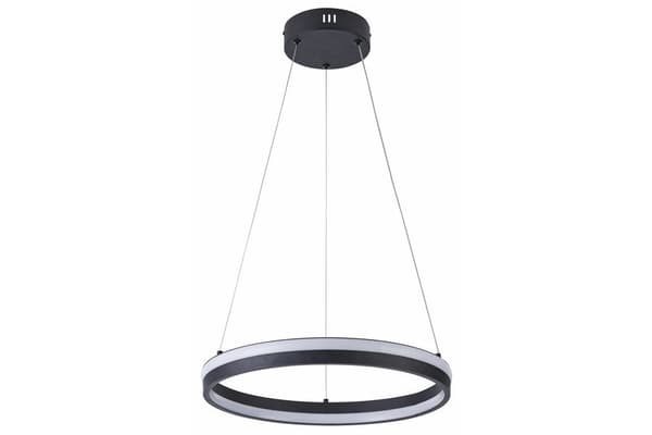 Moderne sort pendellampe Ring Ø40 cm Proxima LED 32W REA343701-30 Reality