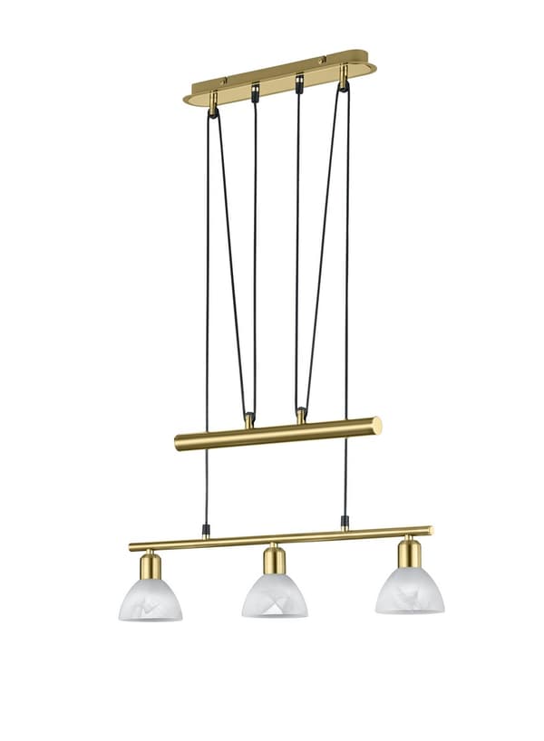 Lysekrone LEVISTO guld Trio 371010308