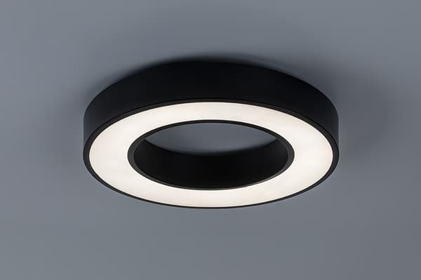 Moderne sort LED-loftlampe 24W Cirano Rabalux