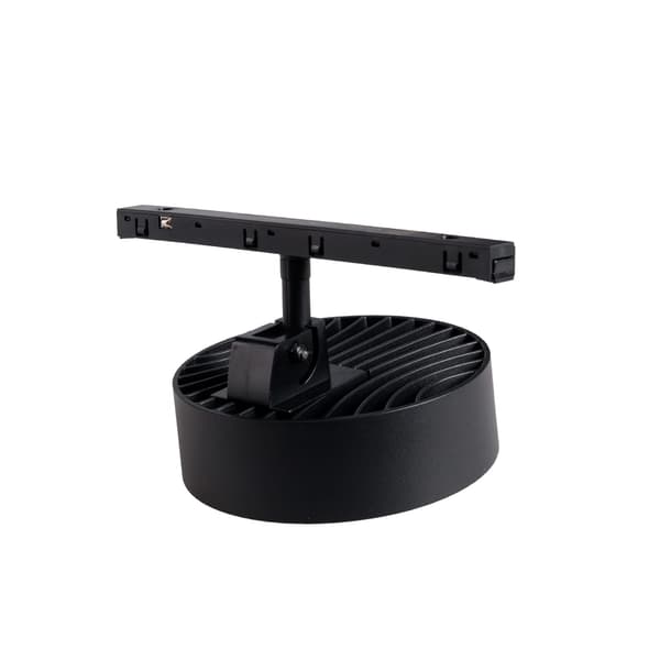 LED-kiskovalaisin 12W musta pyöreä 2700-5000K ZIGBEE- MICRO11 Maxlight