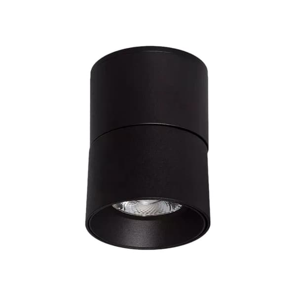 Spot LED-spotlight 7W varm sort Romeo Abruzzo LPR-7W-C-WW