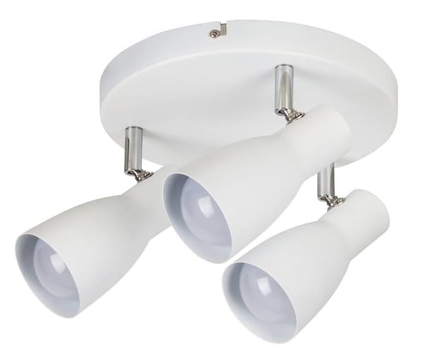 Takspotlight vit E27 3x20W Ebony 6028 Rabalux