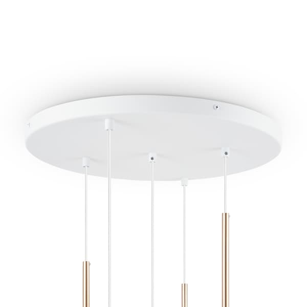 Riippuvalaisin valkoiset pallot Basic form Maytoni MOD321PL-05G