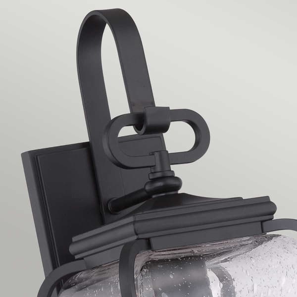 Ulkoseinävalaisin musta E27 60W Province Quoizel