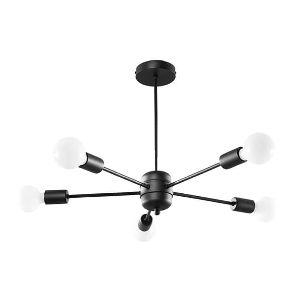 Lysekrone TEMBO 5 sort Pure Lume model PU.1022