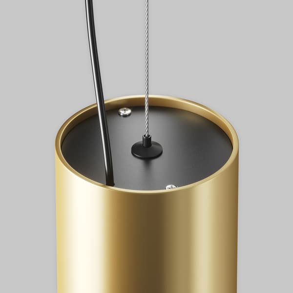 Sort guld rør pendel Ø10.5cm Efir LED 33W Maytoni