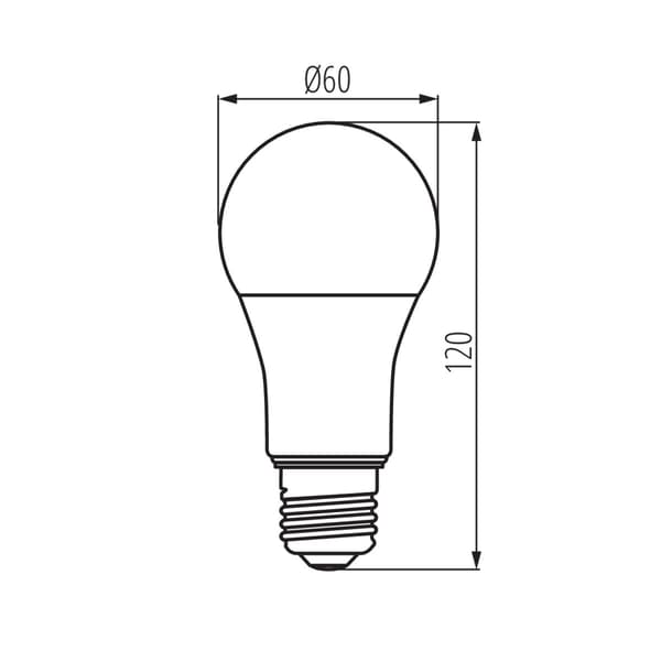 IQ-LED A60 E27 11W varmt lys Kanlux