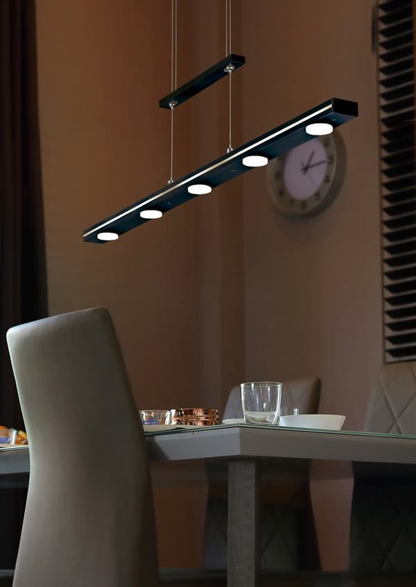 LED lysekrone LACAL sort Trio 379190732