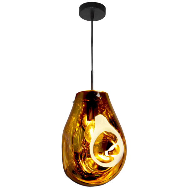 Hänglampa bärnsten E27 KIMBERLY 316264 Polux