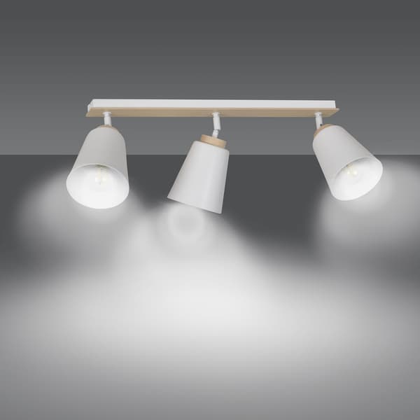LOFTLAMPE Emibig 3xE27 60W ATLAS 3 HVID 724/3