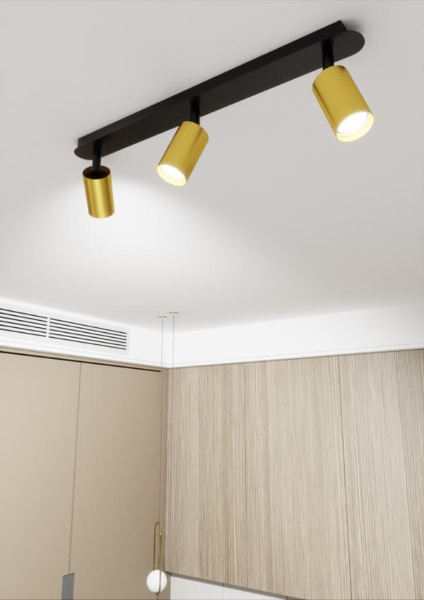 LOFTLAMPE Emibig 3xGU10 30W ZEN 3 SORT 622/3