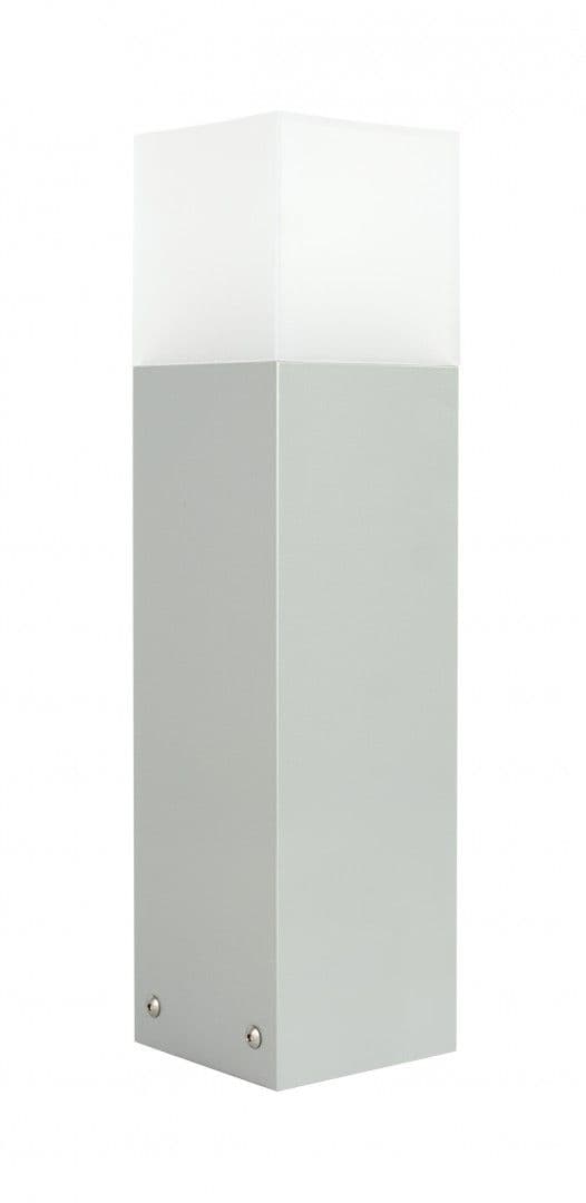 40 cm 1xE27 sølv IP44 SU-MA Cube CB-MAX 400 AL lysstolpe