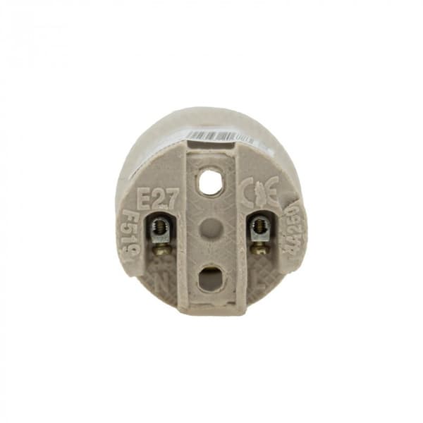 Sæt med 5x keramisk fatning E27 uden holder Ecolight