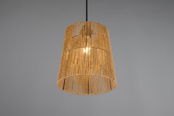 Boho brun pendellampe HOLM 1xE27 10W RL