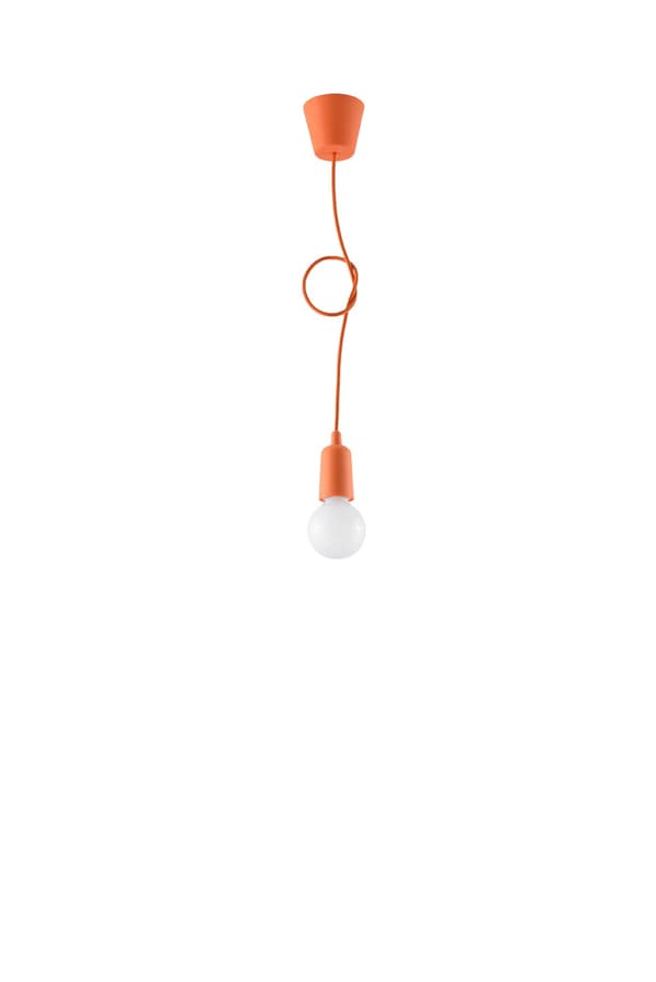 DIEGO 1 pendel, orange Sollux Lighting SL.0584