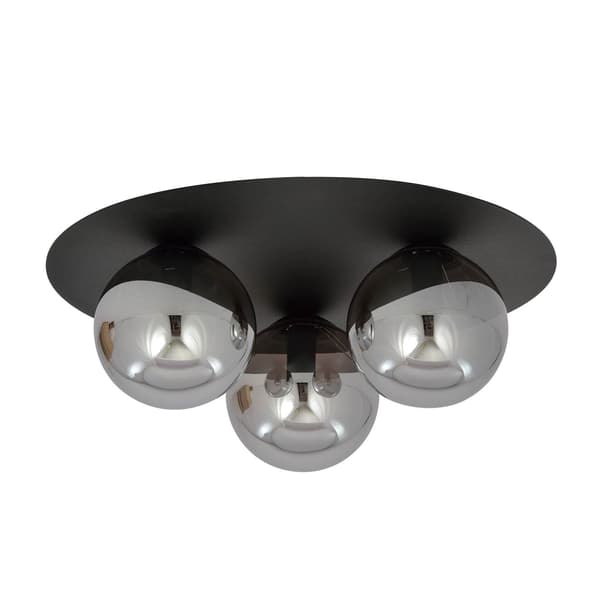Emibig loftlampe 3xE14 40W SOLAR 3 SORT/GRAFIT 1128/3