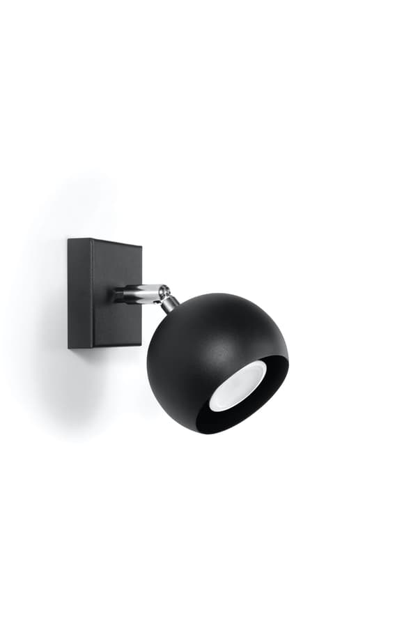 Væglampe OCULARE Sort Sollux Lighting SL.0443