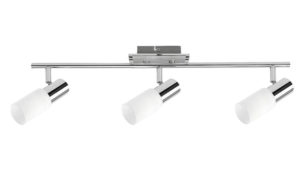 Belysningslist krom / vit E14 3x40W Logan 6098 Rabalux