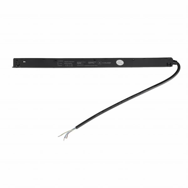 Flad indbygget strømforsyning 150W til magnetiske skinner sort Maxlight