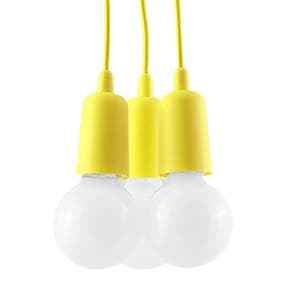 Lysekrone DIEGO 3 gul Sollux Lighting SL.0579
