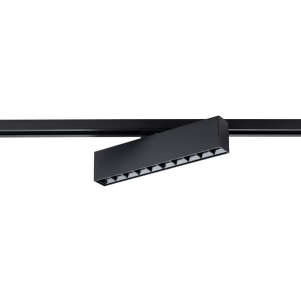 Justerbar lineær skinnespot neutral hvid LED 10W sort X-LINE DPM