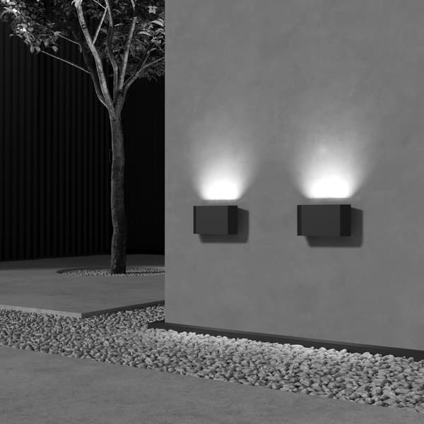 Ulkoseinävalaisin grafiitinharmaa sisäänrakennettu LED 5W Pull Maytoni