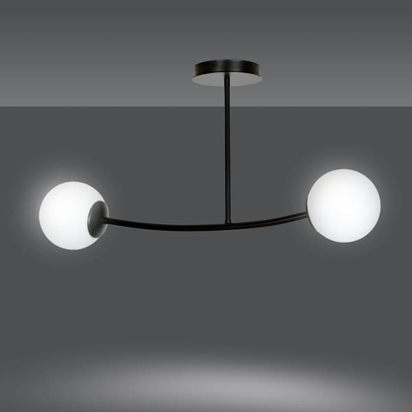 LOFTLAMPE Emibig 2xE14 40W HALLDOR 2 SORT 1024/2