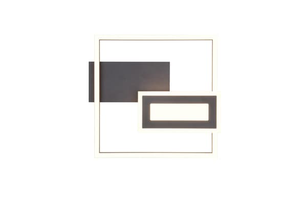 Loft moderne sort geometrisk LED loftlampe 22W SPIRO RL