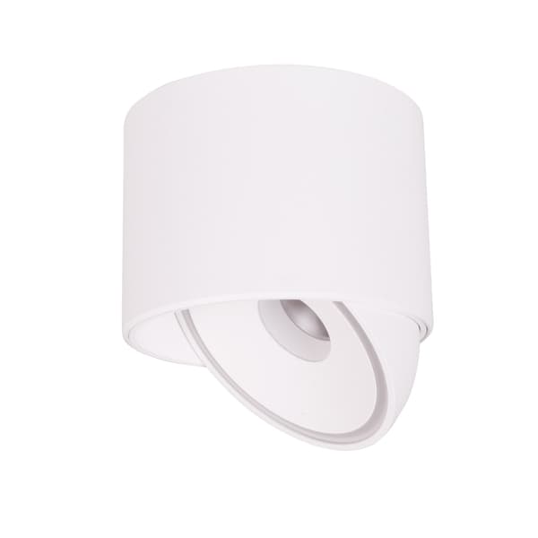 Moderne bevægelig rund hvid LED 10W loftspot VECTOR Maxlight