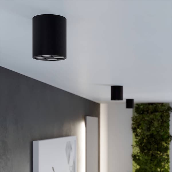 Moderne loftspot rør rund sort LED 9W ZOE SL.1210 Sollux Lighting