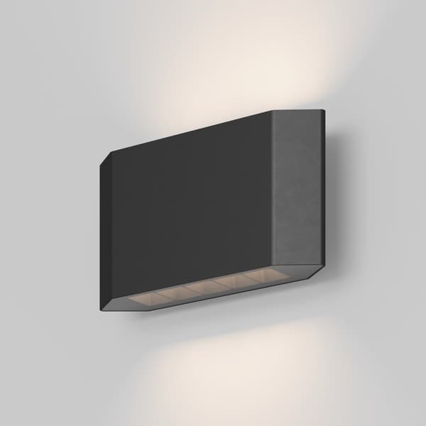 Ulkoseinävalaisin grafiitti sisäänrakennettu LED 8W Pull Maytoni