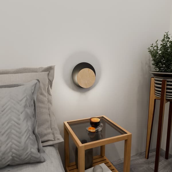 SEINÄVALAISIN Emibig 1xG9 20W CIRCLE 1A MUSTA 970/2