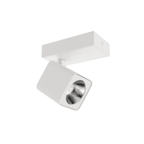 Modern vit rörlig LED 5W takspotlight Aveiro Italux