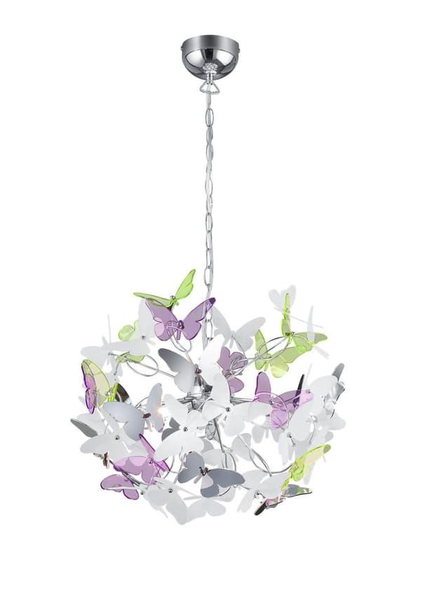 Lysekrone BUTTERFLY sølv RL R30214017