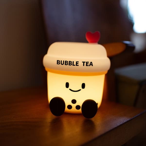 Trådløs natlampe til børn, beige bubble tea LED 2W Mary's