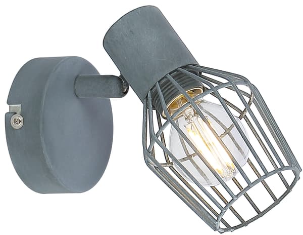 Seinävalaisin Candellux VIKING 91-68002 harmaa