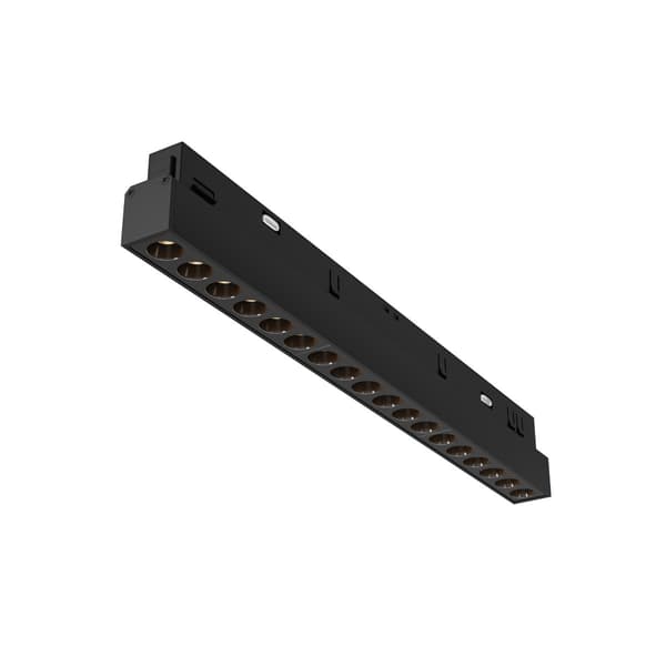 Musta kiskovalaisin lineaarinen kohdevalaisin LED 18W 2700K POINTS Maytoni Technical