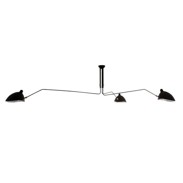 Italux Davis industriel sort loftlampe MDE610-3