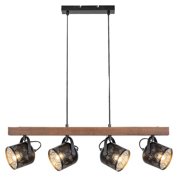 Industriel loftlampe E14 4x40W valnød farve 3300 Rotem Rabalux