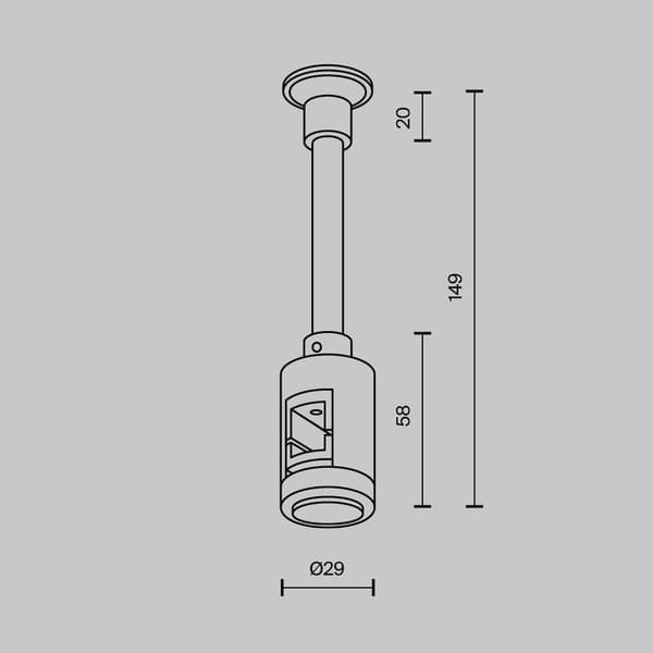 Enkel väggfäste 15 cm mässing FLARITY Maytoni Technical