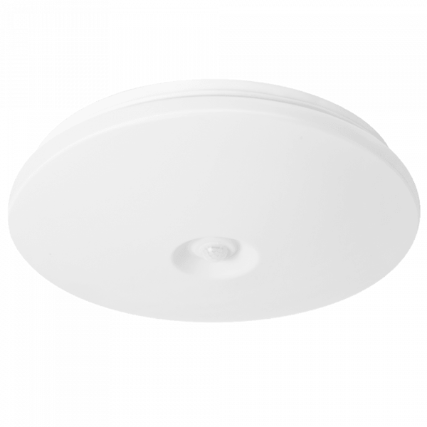 Rund loftlampe IP44 LED 12W PIR bevægelsessensor EC20102 Ecolight