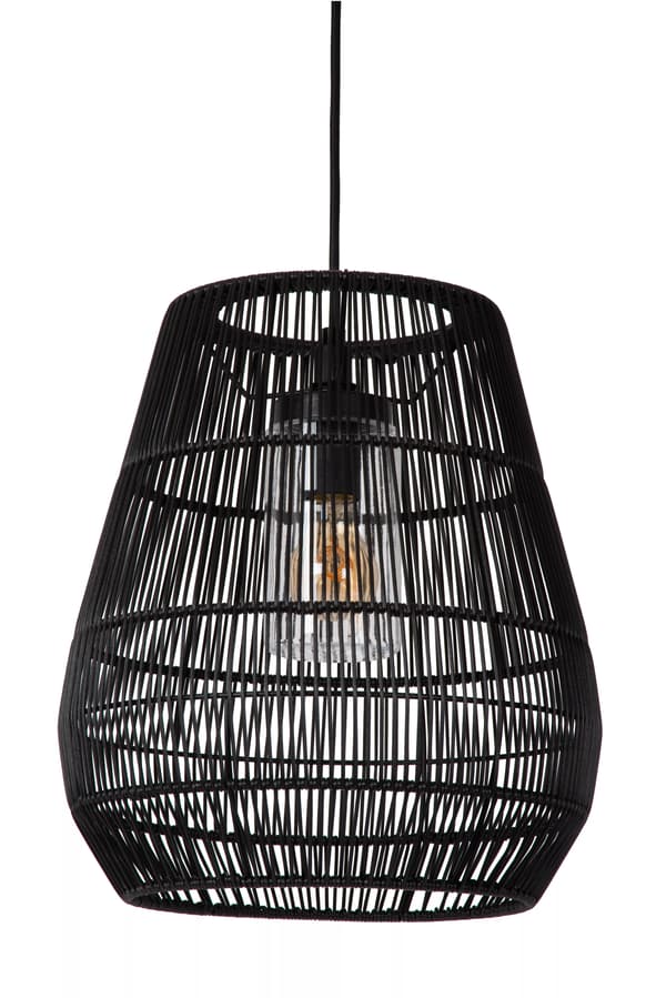 Udendørs pendellampe sort E27 40W NERIDA Lucide