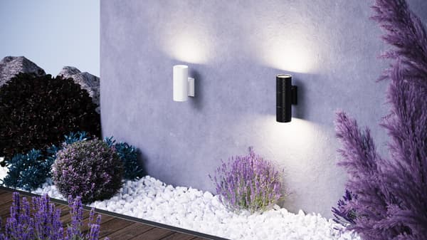 Ulkoseinävalaisin valkoinen GU10 50W Bowery Maytoni