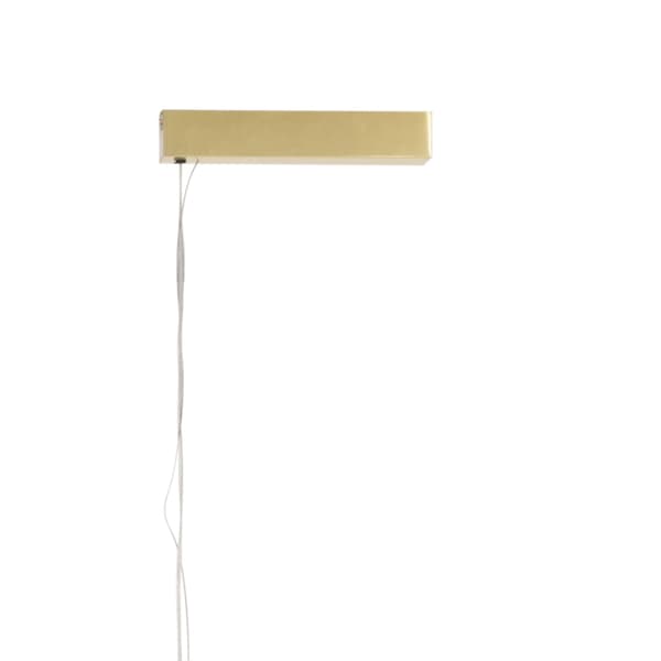 Moderne guld vandret glasrør LED 18W FAYETTE Maxlight pendel